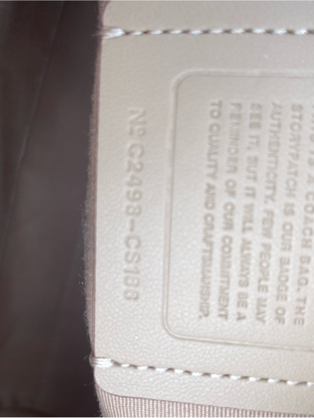 Coach Medium Peach and Beige Signature Rowen - Picture 9 of 11